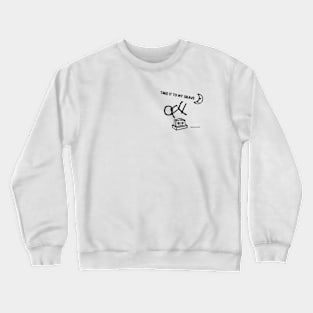 OFF RIP BLACK Crewneck Sweatshirt